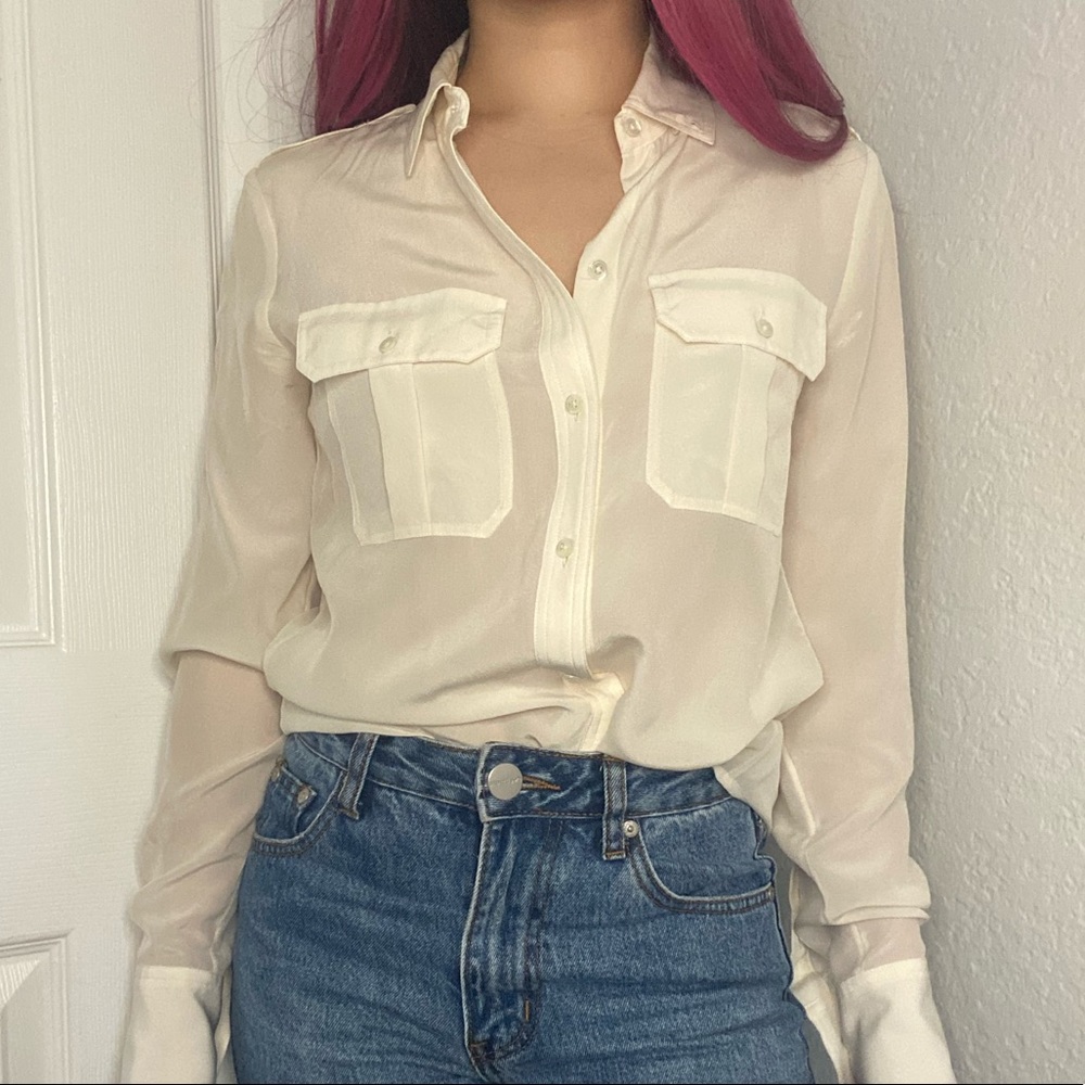 100% silk Heritage Collection Silk button down